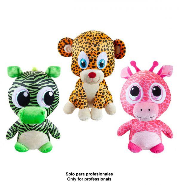 JIRAFA, TIGRE Y CEBRA NEON